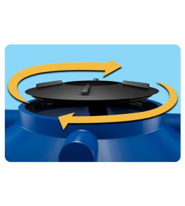 Tanque de Polietileno com Tampa de Rosca Azul Fortlev 15.000L
