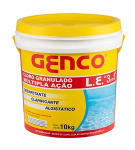Cloro Granulado 3 em 1 Multi Ação Clarificante Piscina 10kg