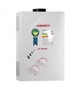 Aquecedor De Água A Gás Lz 750bp - Lorenzetti - Gn gás