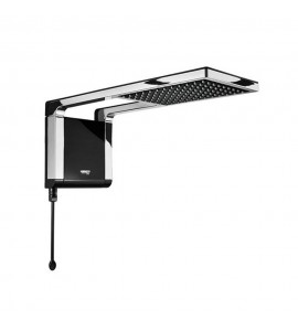 Chuveiro Acqua Storm Ultra Lorenzetti Black/Cromado 5500W