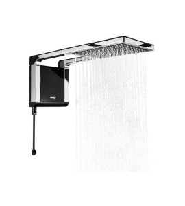 Chuveiro Acqua Storm Ultra Lorenzetti Black/Cromado 5500W