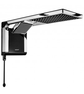 Chuveiro Lorenzetti Acqua Duo Preto e Cromo 7800w