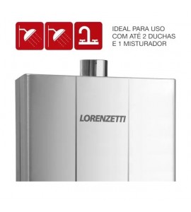 Aquecedor De Água A Gás Lz 2000de-I Lorenzetti Gn (gás Natural) inox