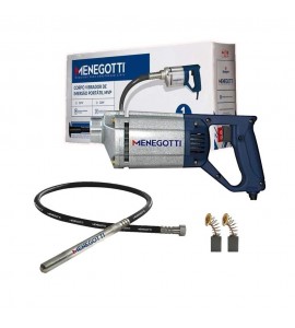 Vibrador Concreto Portátil Menegotti 1000W + Mangote 2,5M 220V