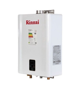 Aquecedor de Água Rinnai E21 Digital - Vazão 21 Litros - Branco - Gás gn