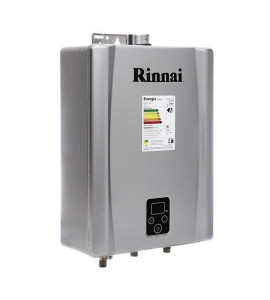 Aquecedor de Água Rinnai E21 Digital - Vazão 21 Litros - Prata - Gás gn